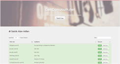 Desktop Screenshot of geridonusum.net